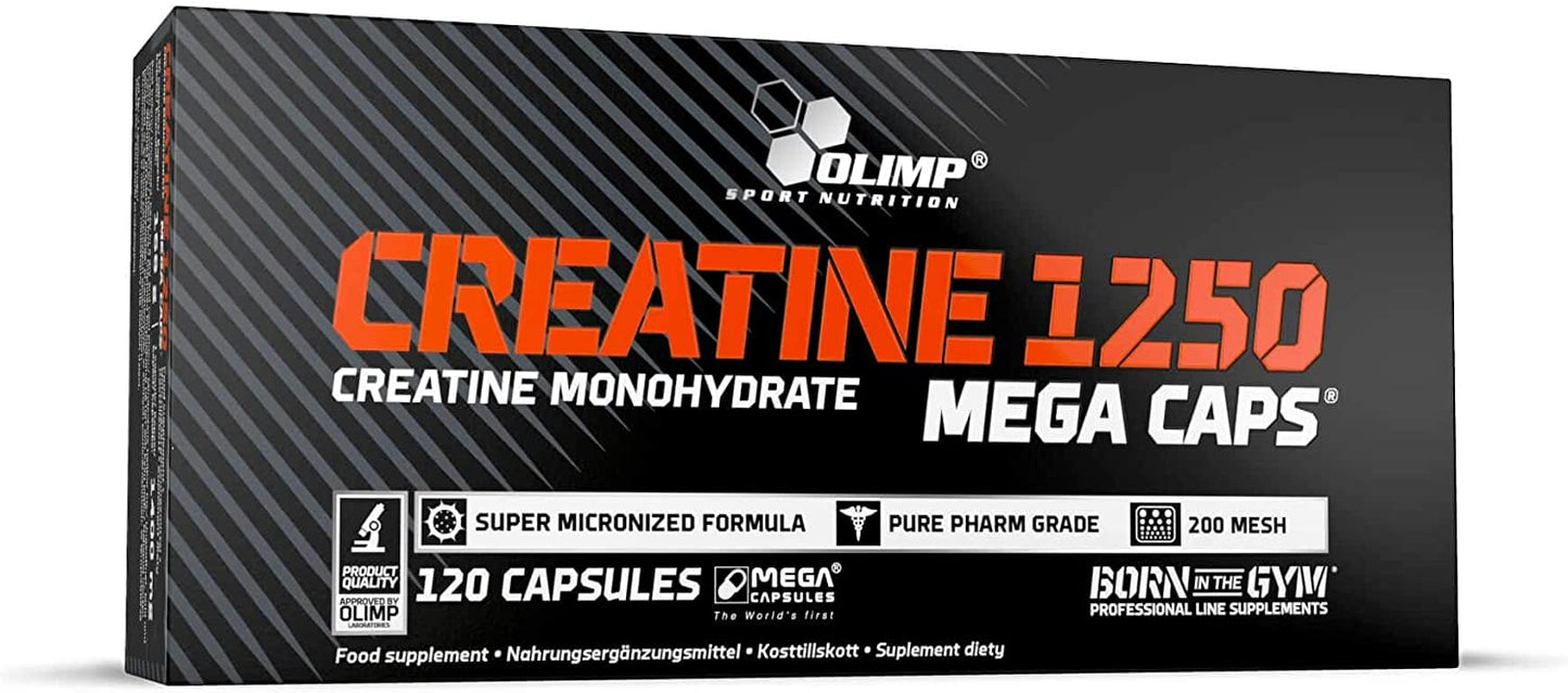 Olimp Sport Nutrition Creatine 1250 Mega Caps - 120 Capsules
