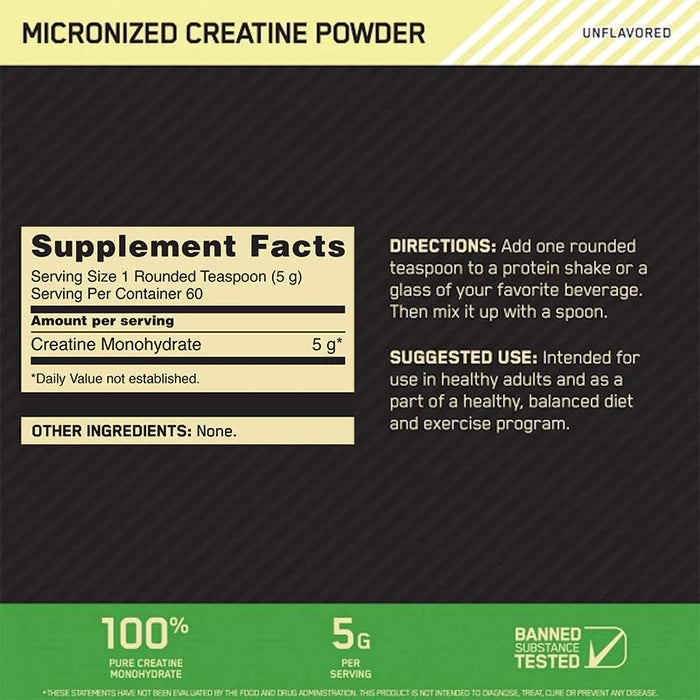 Optimum Nutrition Micronised Creatine