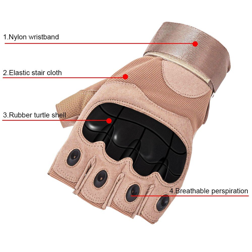 Tactical Gloves for Outdoor Sports, Cycling, Motorcycle, Hiking, Climbing and Heavy Industry