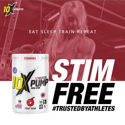10X Athletic Pump Pre-workout