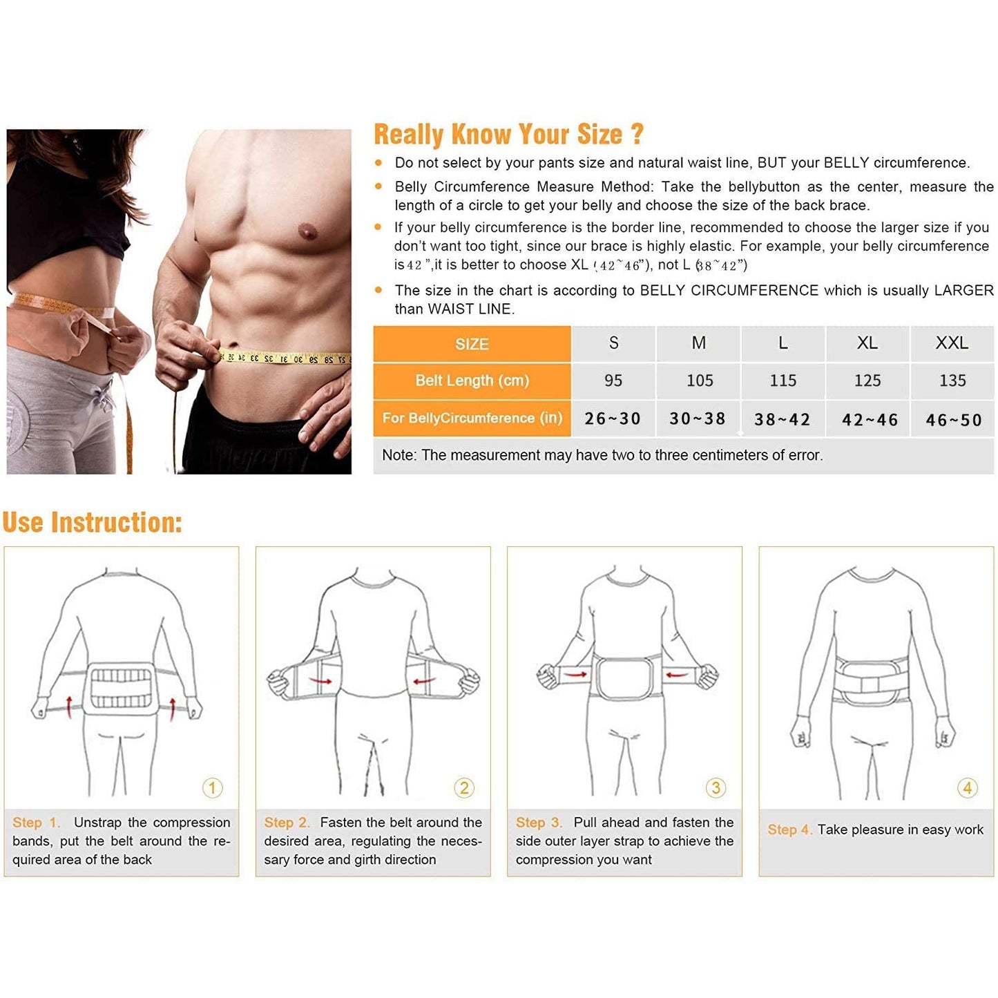 Nayble back belt