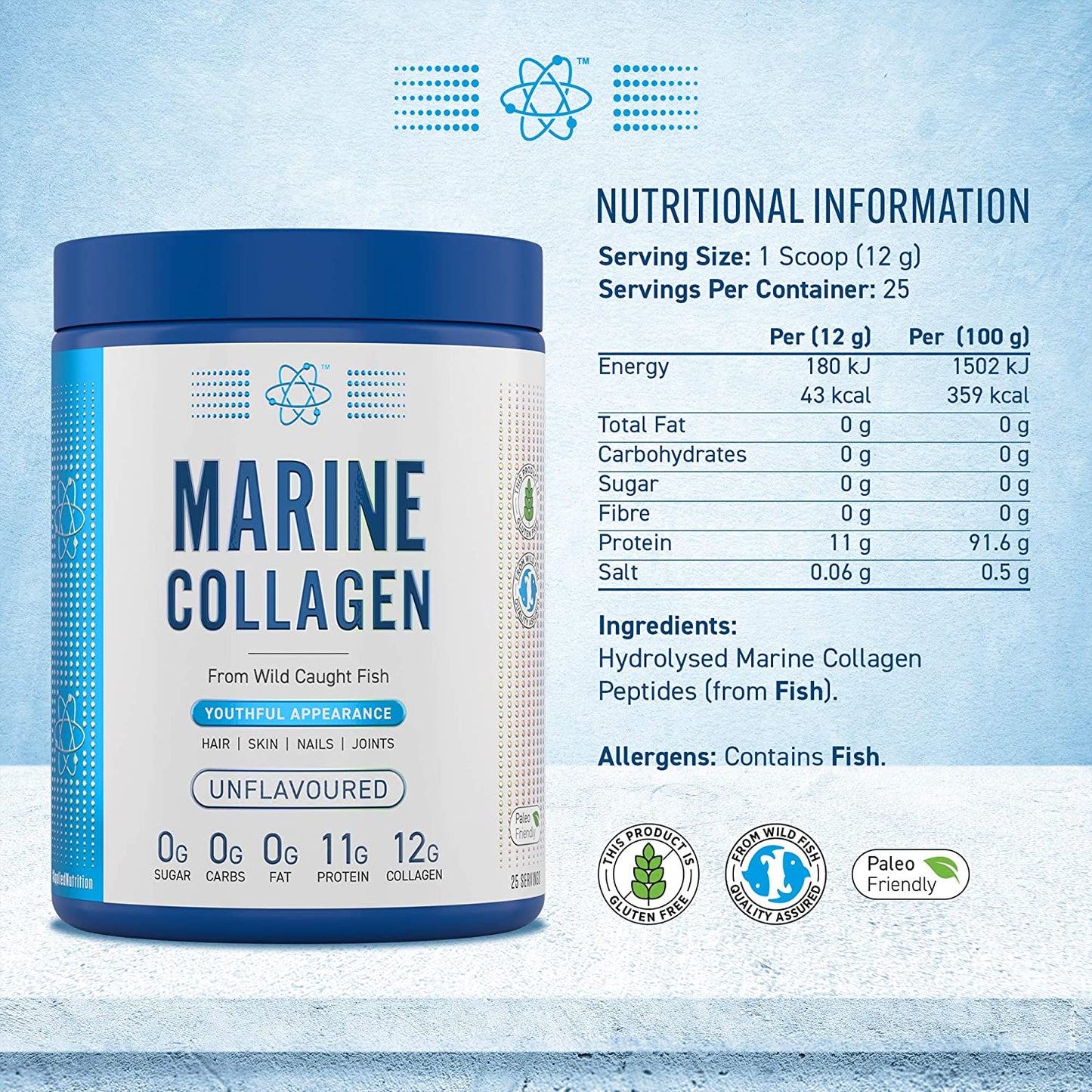 Applied Nutrition Marine Collagen Powder