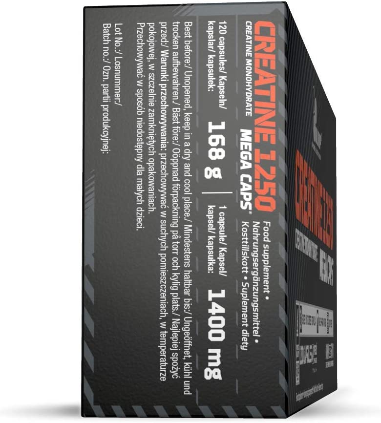 Olimp Sport Nutrition Creatine 1250 Mega Caps - 120 Capsules