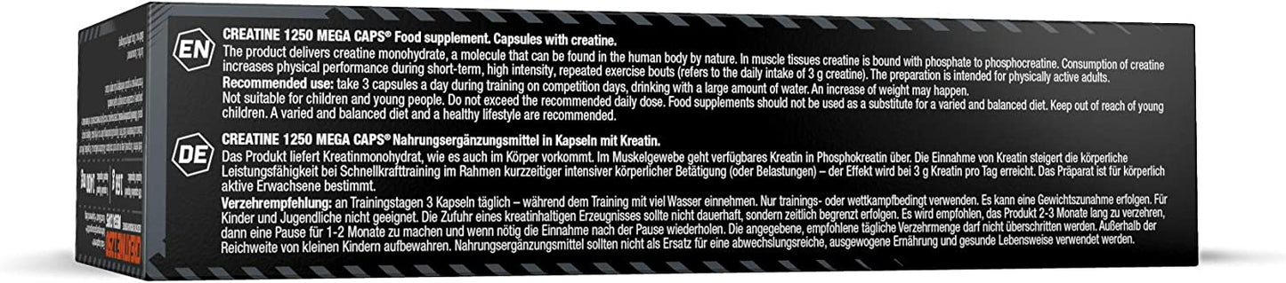 Olimp Sport Nutrition Creatine 1250 Mega Caps - 120 Capsules