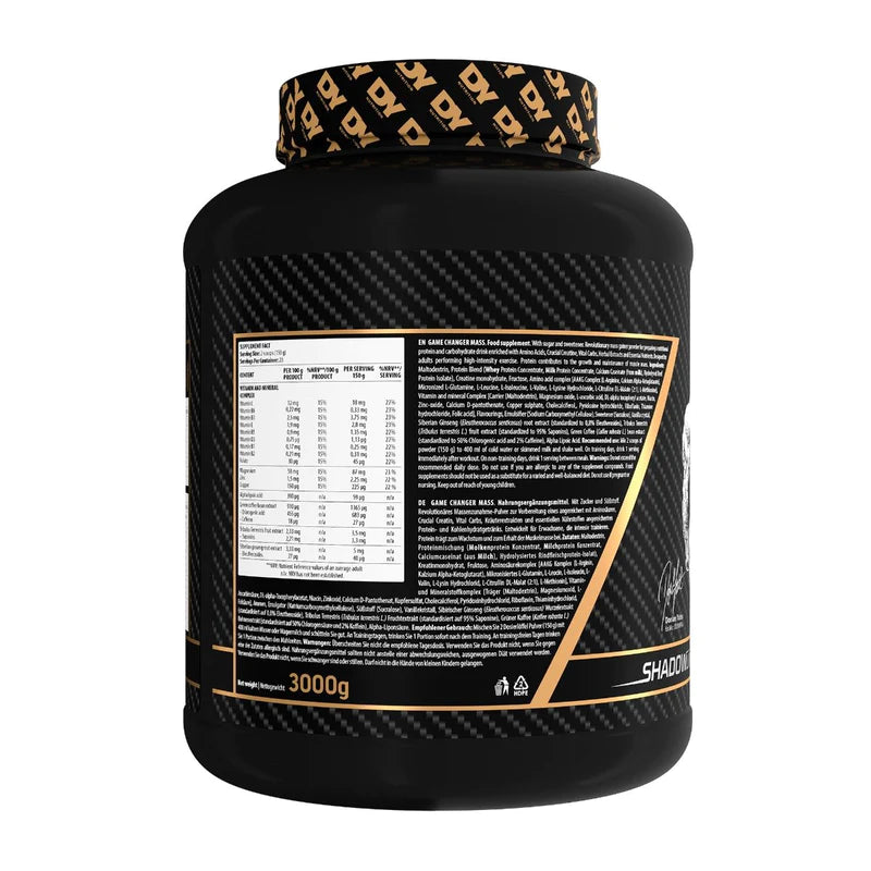 DY Nutrition Mass Gainer Game Changer Mass 3Kg, 20 Servings