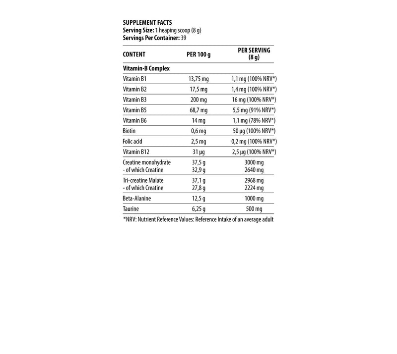 DY Nutrition The Creatine Monohydrate - 400g, 40 Servings