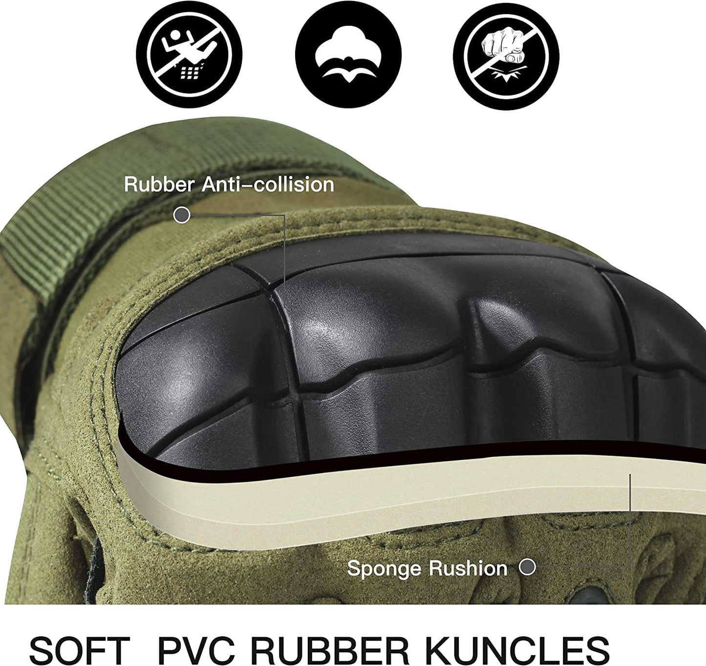Tactical Gloves for Outdoor Sports, Cycling, Motorcycle, Hiking, Climbing and Heavy Industry